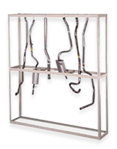 Hanging Tailpipe Racks