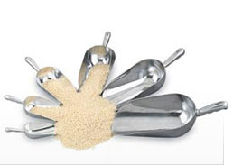 Fonte d’aluminium Scoops