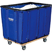 Global Industrial™ Basket Bulk Truck, Vinyl, 16 Bushel Capacity, Blue