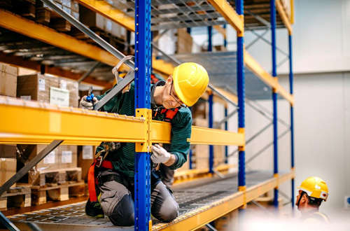 Your Pallets, Stacked, Racked, And Ready To Roll