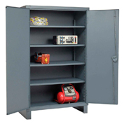 Global Industrial™ Heavy-Duty Storage Cabinet, 12 Gauge, 48W x 24D x 78H, Gray