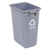 Global Industrial™ Recycling Can, 15 Gallon, Gray