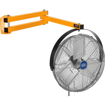 Global Industrial™ 18 Double Arm Loading Dock Fan, 3,000 CFM, 120V