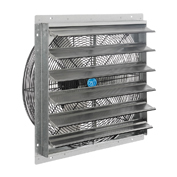 Continental Dynamics® Direct Drive 24 Exhaust Fan w/ Shutter, 1 Speed, 7000 CFM, 1/4HP, 1Phase