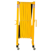 Global Industrial™ Portable Steel Barricade Gate With Casters