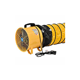 Global Industrial™ 16 Portable Blower Fan, 32 Flexible Duct, 2 Speed, 2850 CFM, 1 HP