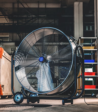 Ventilateurs de sol pour fûts et barils