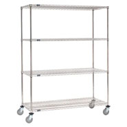 Stainless Steel Wire Shelf Truck