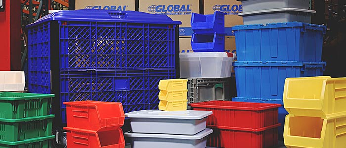 Shop Heavy-Duty Storage Bins, Containers, & Totes - Bulk